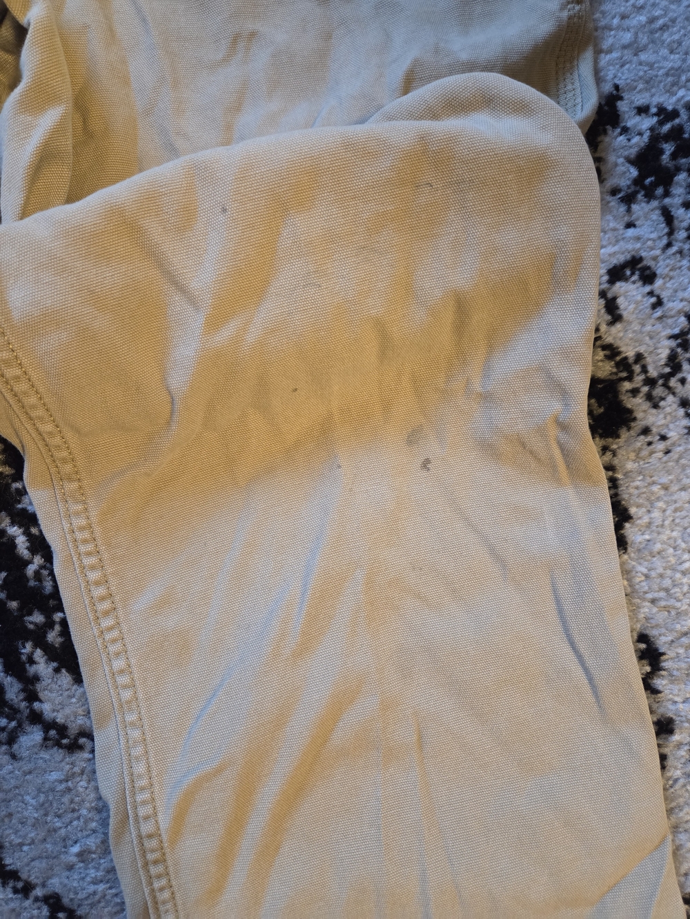 Carhartt Men's Light Tan Straight Leg Work Pants - Picture 3 of 6
